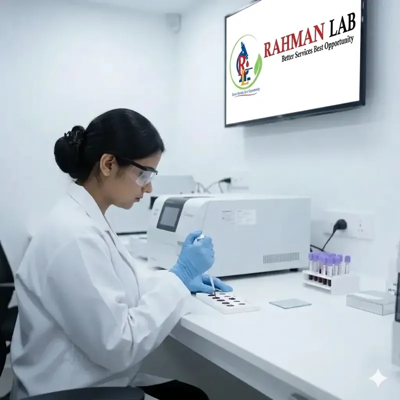 Chemistry analyzer in operation